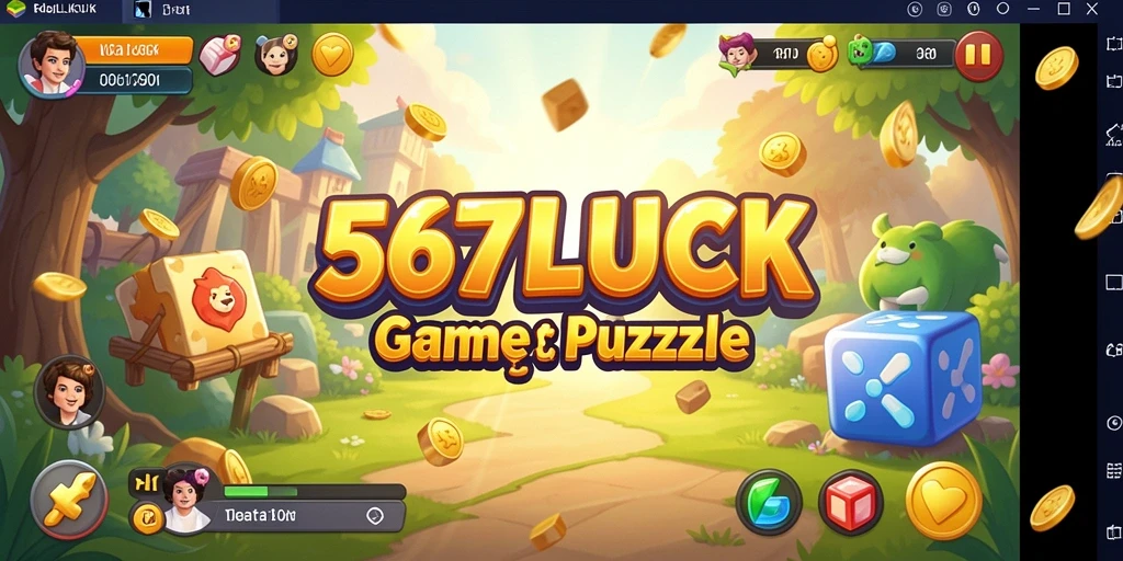 Screenshot utama 567LUCK menampilkan gameplay Puzzle yang seru.