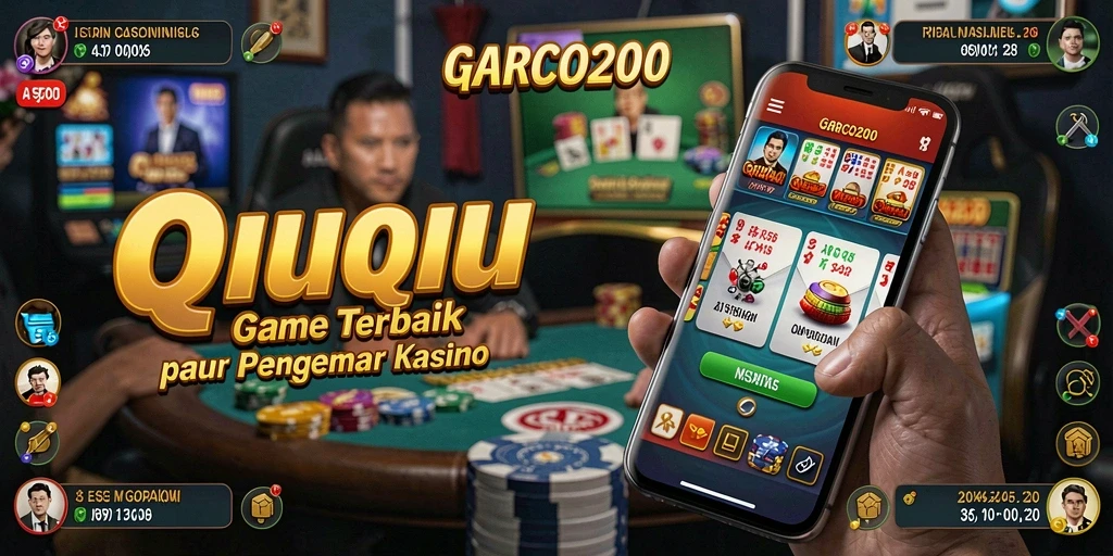 Gameplay seru QiuQiu dalam GARCO200 yang menampilkan keseruan bermain kartu.