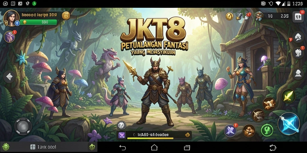 Pengalaman gameplay JKT8 yang mendebarkan dengan grafis menawan.