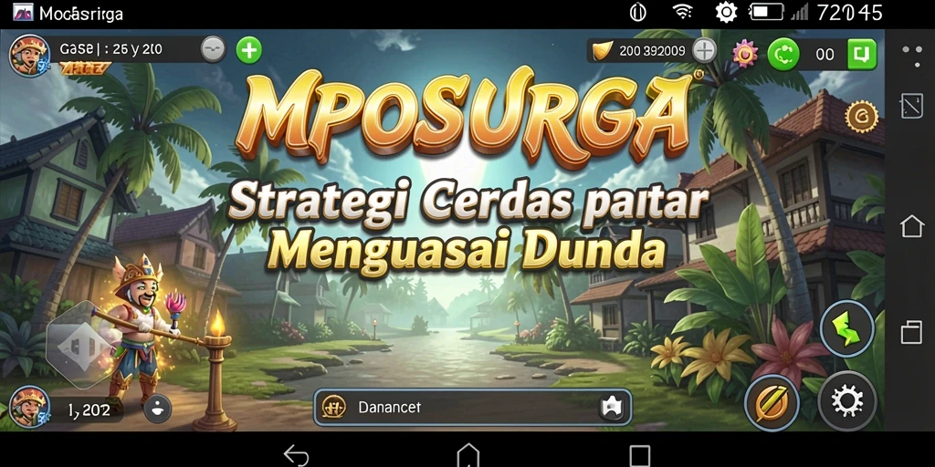 Tampilan gameplay menarik dari MPOSURGA yang penuh strategi.