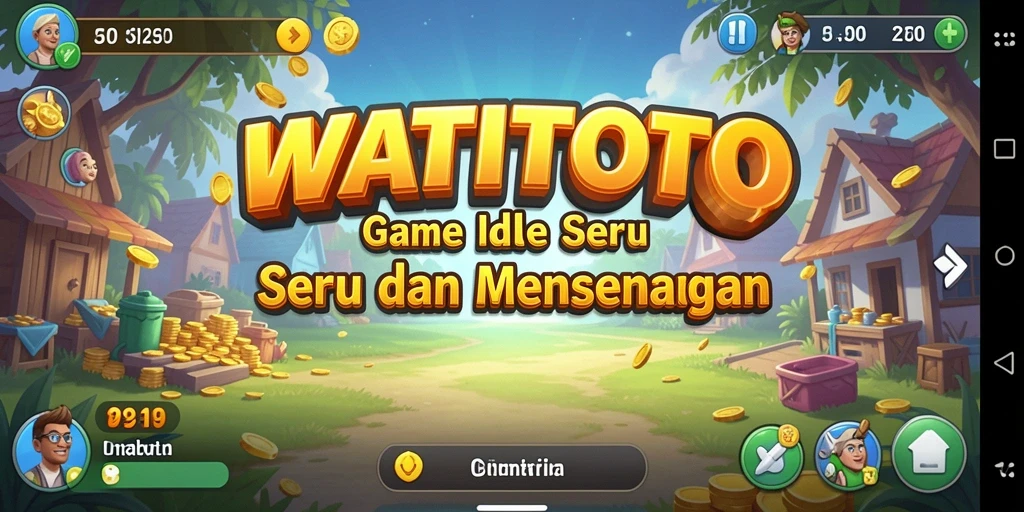 Screenshot utama menunjukkan gameplay menarik dari WATITOTO.